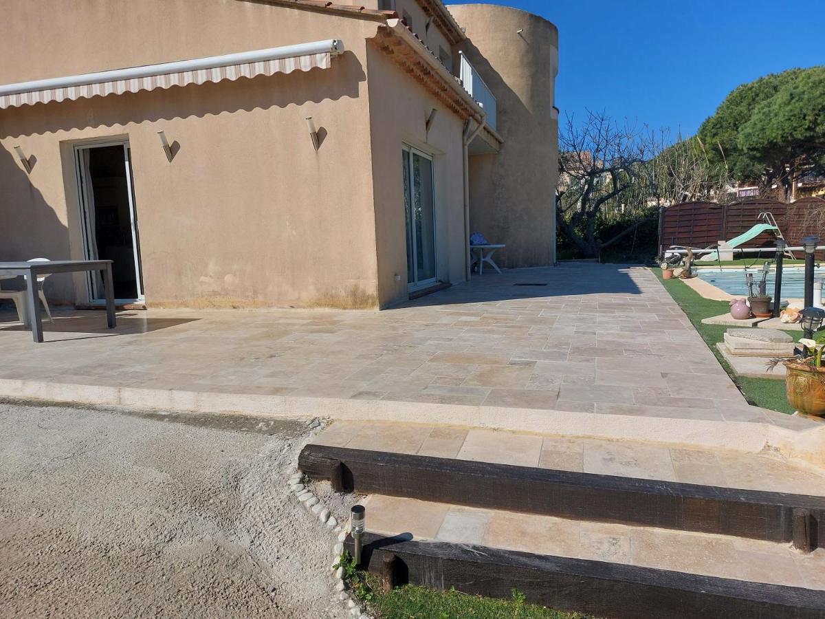T2: 45M2 :4 Places :Independant Dans Villa Hyères المظهر الخارجي الصورة